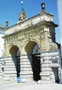 brewery gate, Plzen (Pilsen), Czech Republic Royalty Free Stock Photo