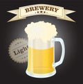 Brewery light beer