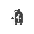 Brewery steel tank vector icon