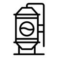 Brewery tank icon outline vector. Beer factory Royalty Free Stock Photo