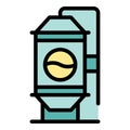 Brewery tank icon vector flat
