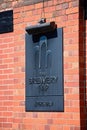 The Brewery Tap sign, Burton upon Trent. Royalty Free Stock Photo