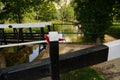 Brewhurst Lock. Wey & Arun Canal. Loxwood. UK Royalty Free Stock Photo