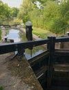 Brewhurst Lock. Wey & Arun Canal. Loxwood. UK Royalty Free Stock Photo