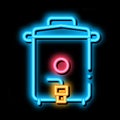 Brewing Equipment neon glow icon illustration