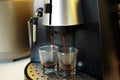 Brewing Espresso Royalty Free Stock Photo