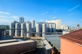 Brewing Tanks. Barrels for fermenting beer