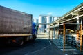 Brewing Tanks. Barrels for fermenting beer Royalty Free Stock Photo