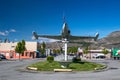 Lockheed Shooting Star Jet on display outside the American Legion Post 97 Royalty Free Stock Photo