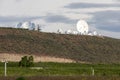 Teleport Satellite Antennas Royalty Free Stock Photo