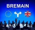 Brexit Bremain UK EU Referendum Concept