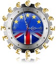 Brexit concept - UK leaving the European Union Royalty Free Stock Photo