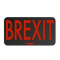 Brexit concept uk leaving european union Royalty Free Stock Photo
