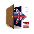 Brexit design concept