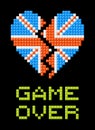 Brexit Game Over Message, UK Heart Breaking