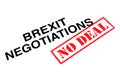 BREXIT Negotiations No Deal Royalty Free Stock Photo