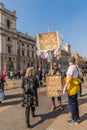 Brexit protest in parliament square London