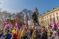 Brexit protest in parliament square London