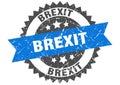 Brexit stamp. brexit grunge round sign.