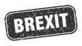 brexit stamp. brexit square grungy isolated sign.