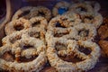 Breze is a true icon of German gastronomy; it is a soft bread. Royalty Free Stock Photo