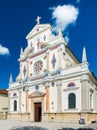 Brezje, Slovenia: View of The Basilica of St. Mary Help Royalty Free Stock Photo