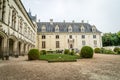 BrezÃÂ© castle inside courtyard in the summer