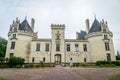 BrezÃÂ© castle middle age and renaissance in Pays de la Loire in France