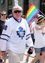 Brian Burke at Toronto Pride Parade 2011 Royalty Free Stock Photo