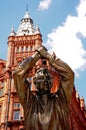 Brian Clough statue, Nottingham.