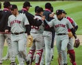 Brian Daubach and Nomar Garciaparra. Royalty Free Stock Photo