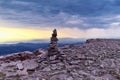 Brian Head Peak sunset panoramic view from the Markagunt Plateau in Dixie National Forest, Cedar Breaks National Monument Southwes