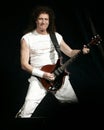 Brian May with Queen performs in concert