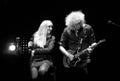 Brian May from Queen performs with Kerry Elils during Acoustic by Candlelight Tour at the Republic Palace on March 21, 2014