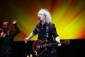Brian May from Queen performs with Kerry Elils during Acoustic by Candlelight Tour at the Republic Palace on March 21, 2014