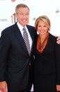 Brian Williams,Katie Couric Royalty Free Stock Photo