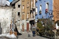 Street view in Briancon, French mountain town