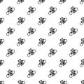 Bribery money handcuffs pattern seamless vector Royalty Free Stock Photo