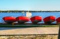 Bribie Island Boats Royalty Free Stock Photo