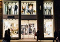Brice pret-a-porter fashion store in Strasbourg, France at night Royalty Free Stock Photo