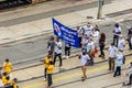 Brick & Allied Craft Union Of Canada, Bricklayers Local 2 marching at the Labor Day Parade on Queen Street West