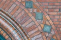 Brick arch detail Royalty Free Stock Photo