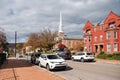 brick architecture of the historic town of Cumberland in Maryland