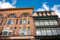 brick architecture of the historic town of Cumberland in Maryland