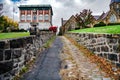 brick architecture of the historic town of Cumberland in Maryland