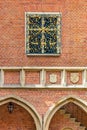 Brick architecture of Krakow (Cracow)- Poland-Jagiellonian University Royalty Free Stock Photo