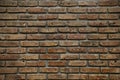 Brick background. brick background and empty area for text. wall brick in retro style. old brick or crack brick background Royalty Free Stock Photo