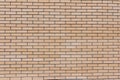 Brick background.A fragment of a new orange brick wall Royalty Free Stock Photo