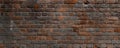 Brick background. Surface of old red brick wall Royalty Free Stock Photo