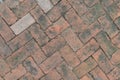 Brick block floor texture